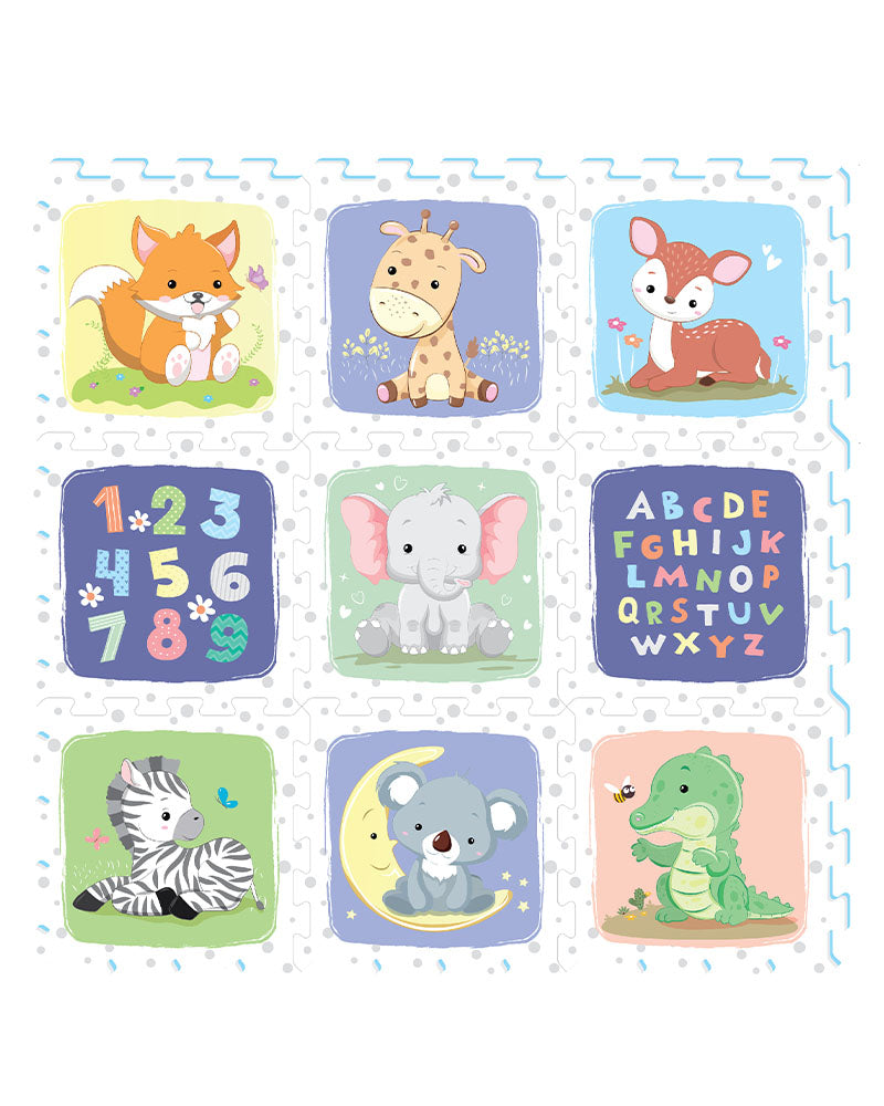 Sunta Tapis Puzzle Animal 9 Pièces 10M+ - Safari