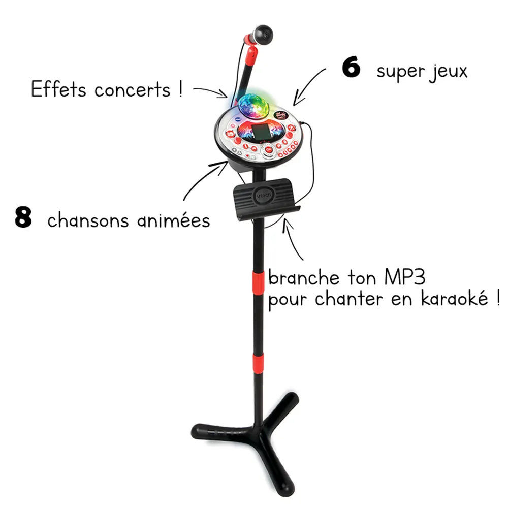Set de karaoke Vtech Kidi Superstar Super Lightshow - 6A+