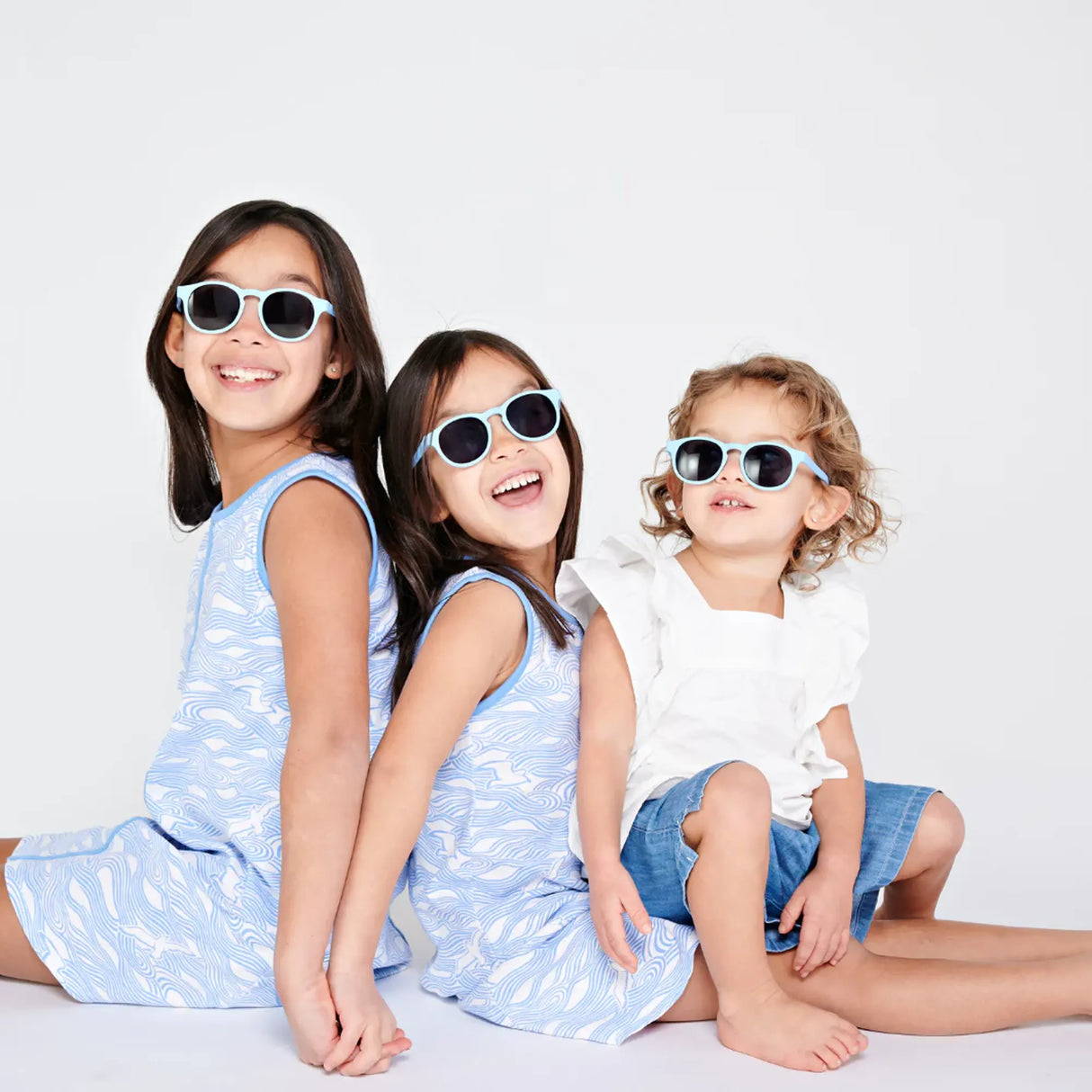 Babiators Lunettes de Soleil Smoke Lens 0-2 Ans – Bermuda Blue