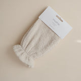 Mushie Lot de 2 Gants de Bain en Coton Biologique - Brouillard