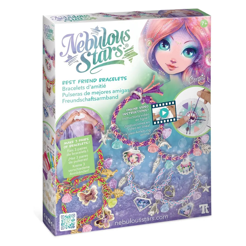 Eurekakids Kit Créatif Bracelet d'Amitié Coralia Nebulous Stars - 7A+