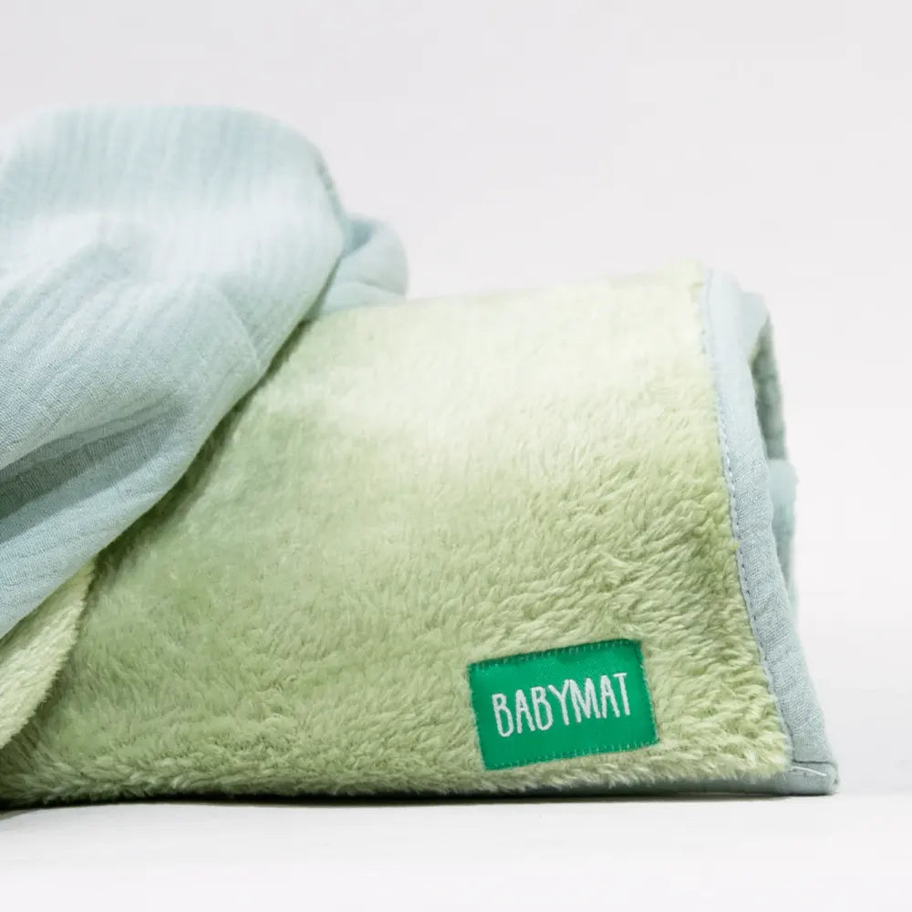 Babymat Couverture d'Hiver 100x80 cm - Vert x Pistache