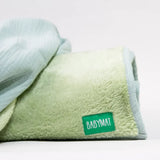Babymat Couverture d'Hiver 100x80 cm - Vert x Pistache