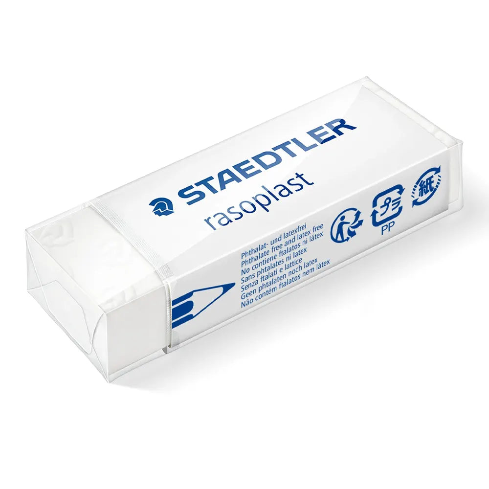Staedtler Gomme Grand Format avec Manchon Rasoplast 526 B20