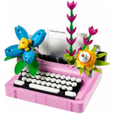 Lego Máquina de Escribir con Flores 8A+