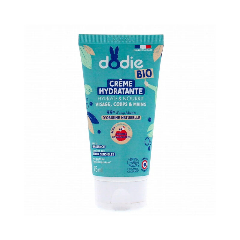 Crema hidratante orgánica Dodie - 75 ml