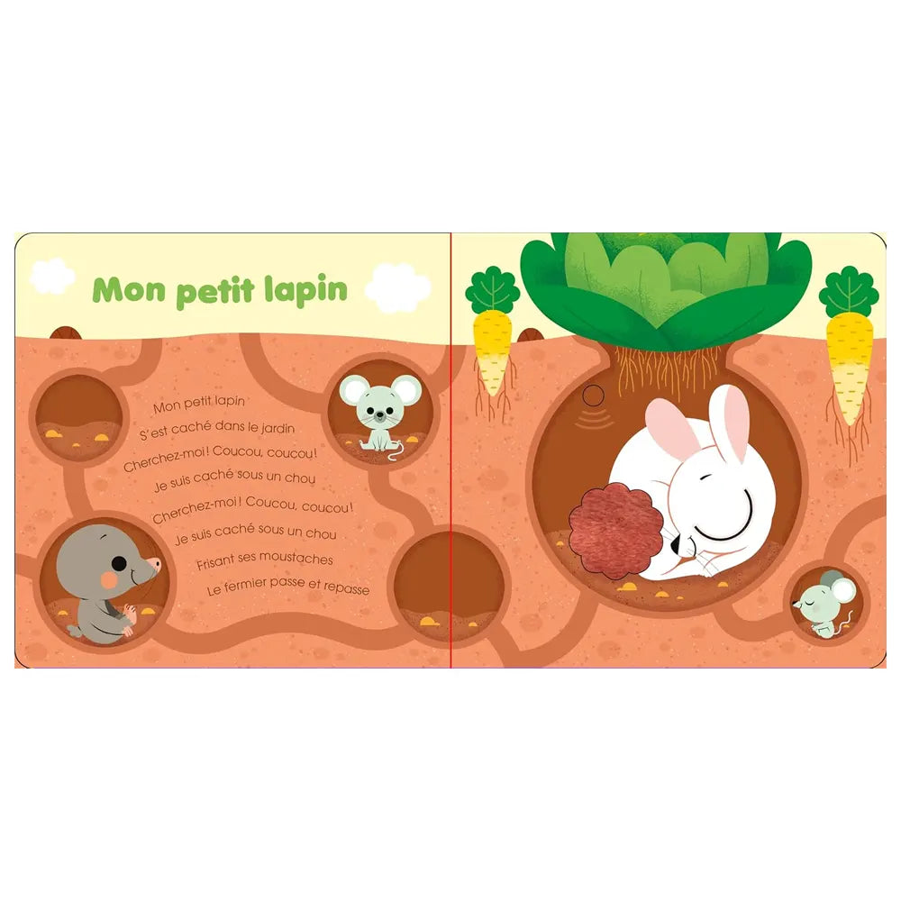 Mes Premières Petites Chansons au Jardin – Un Livre Sonore à Toucher