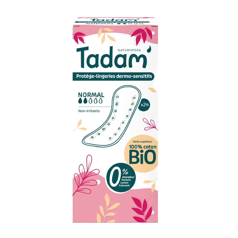 Tadam' Protège-lingerie Dermo-Sensitif 100% Coton Bio Normal