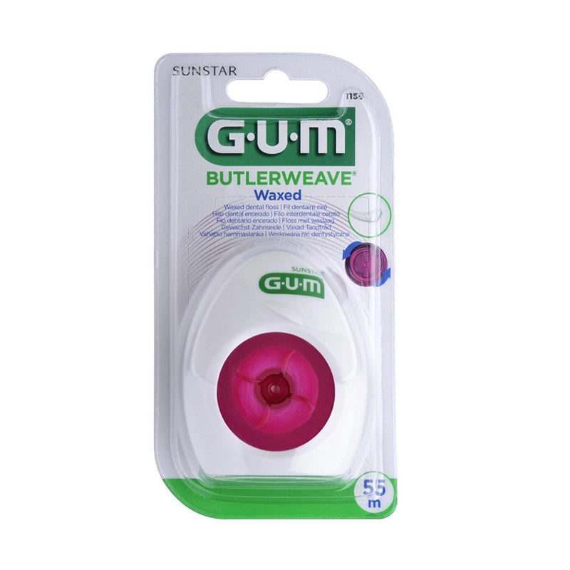 G.U.M Hilo Dental ButlerWeave Encerado 55m