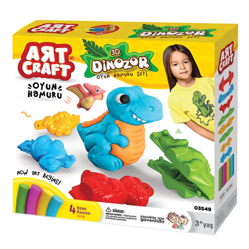 3D Dinosaur Modeling Clay 3Y+
