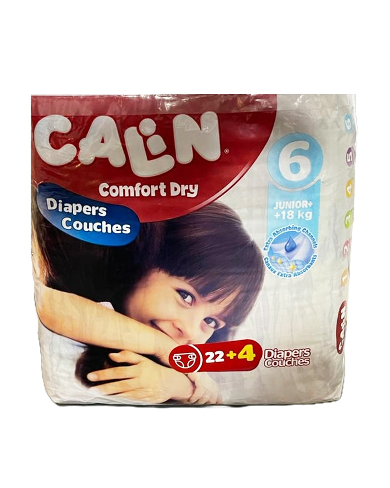 Calin Couches bébé Taille 6 - 22 Unités + 4 Gratuits