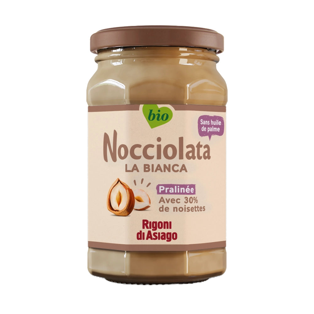 Nocciolata Crema de Chocolate Blanco con Avellanas 250g