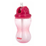 Nûby Gobelet à Paille Anti-Goutte Flip-It 300ml 12M+ - Rose