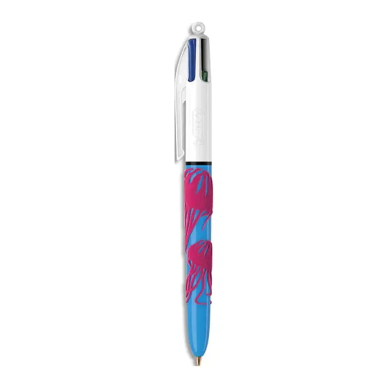 Bic 4 Colours Velvet Pen - Blue & Pink