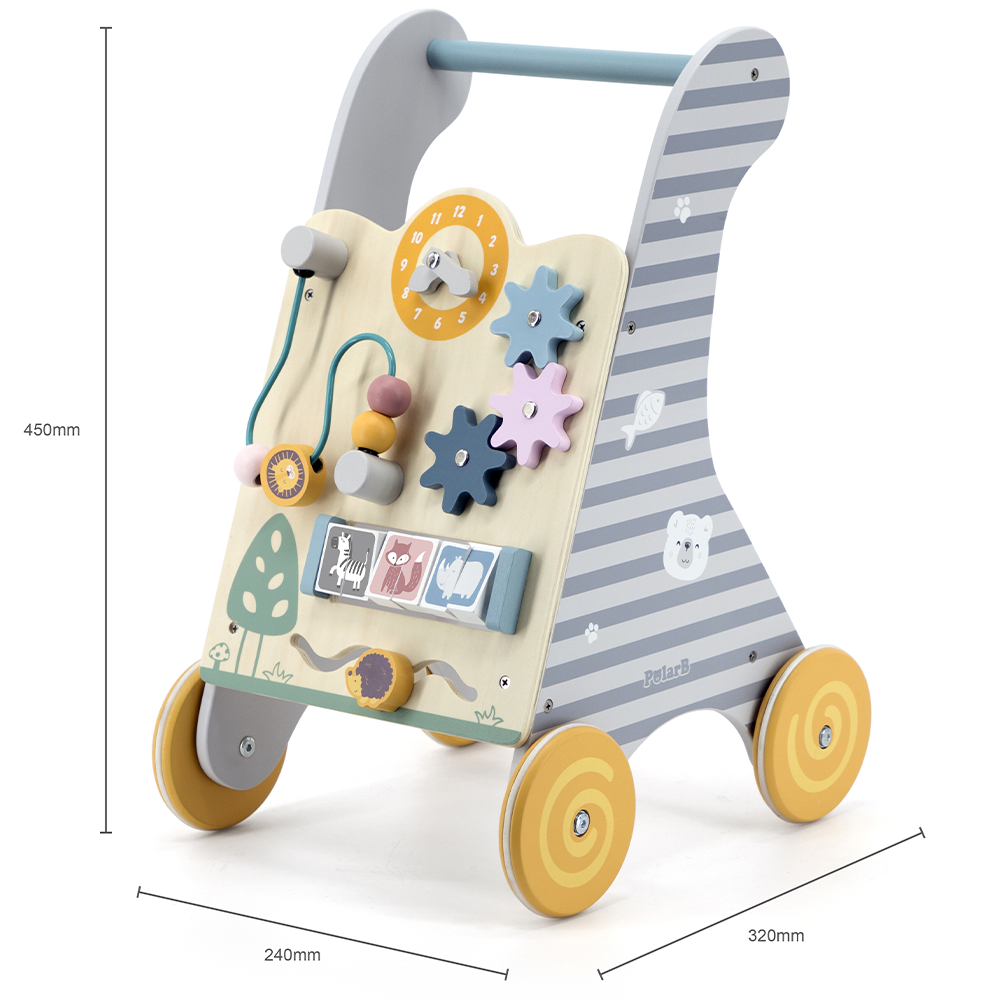 Viga Toys PolarB Trotteur en bois Educatif 18M+