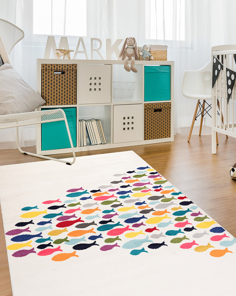 Tapis Fishes Multicolore