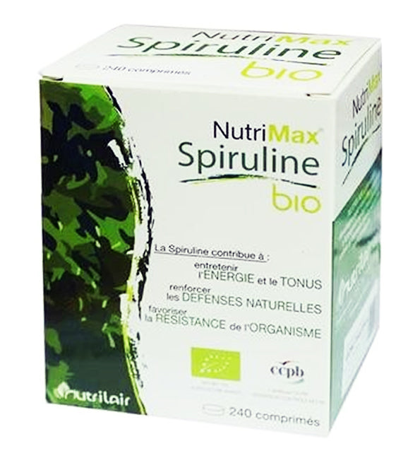 Nutrimax Spiruline Bio 240 comprimés – photo du produit