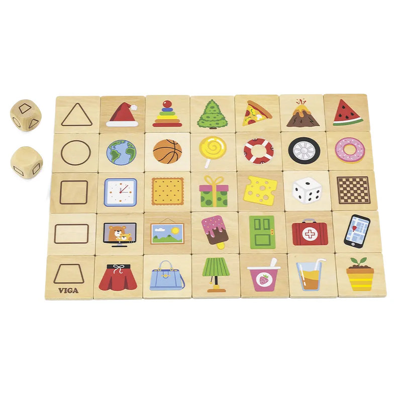 Viga Toys Juego de rompecabezas de aprendizaje de formas 3A+
