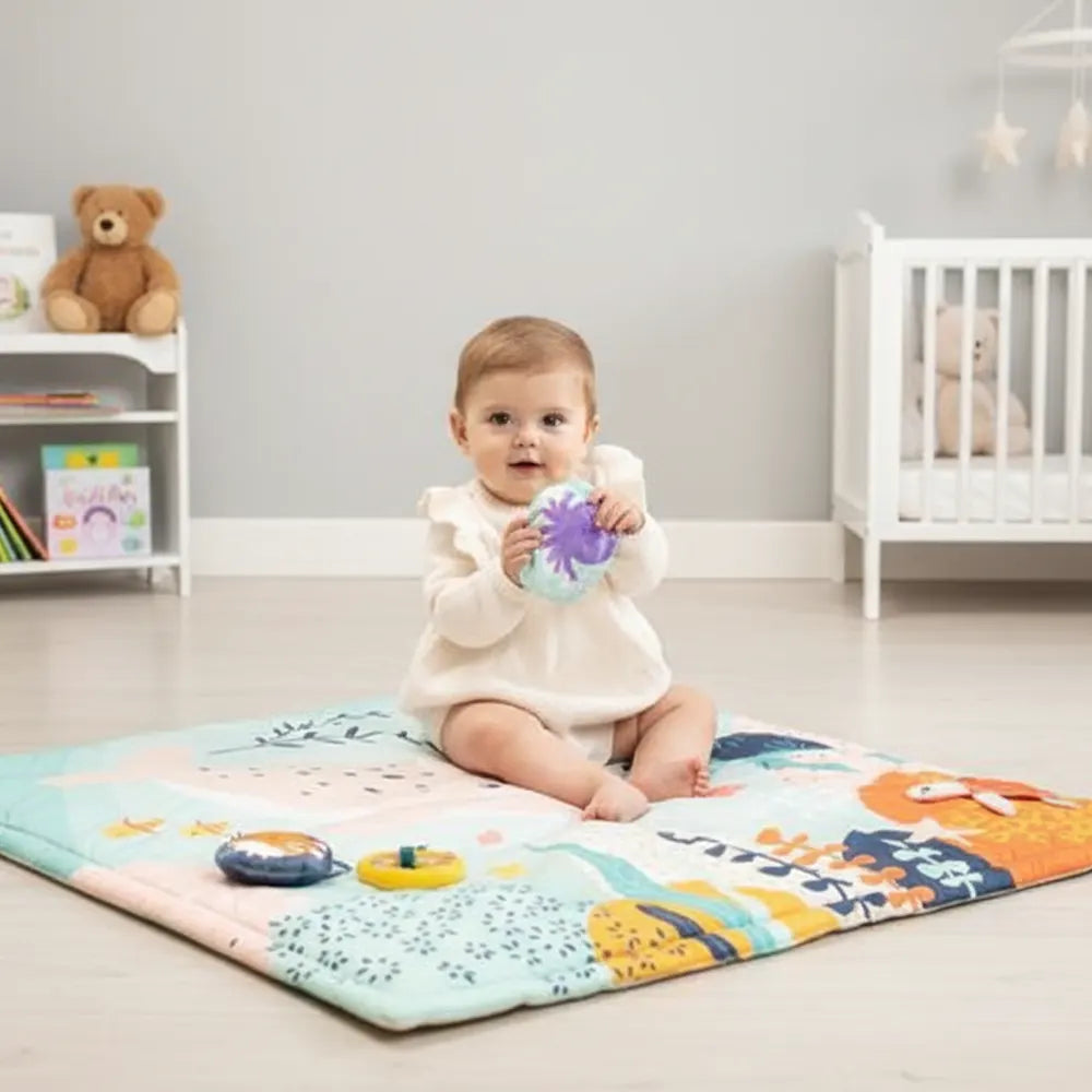 Infantino 3-in-1 Convertible Play Mat – 0M+