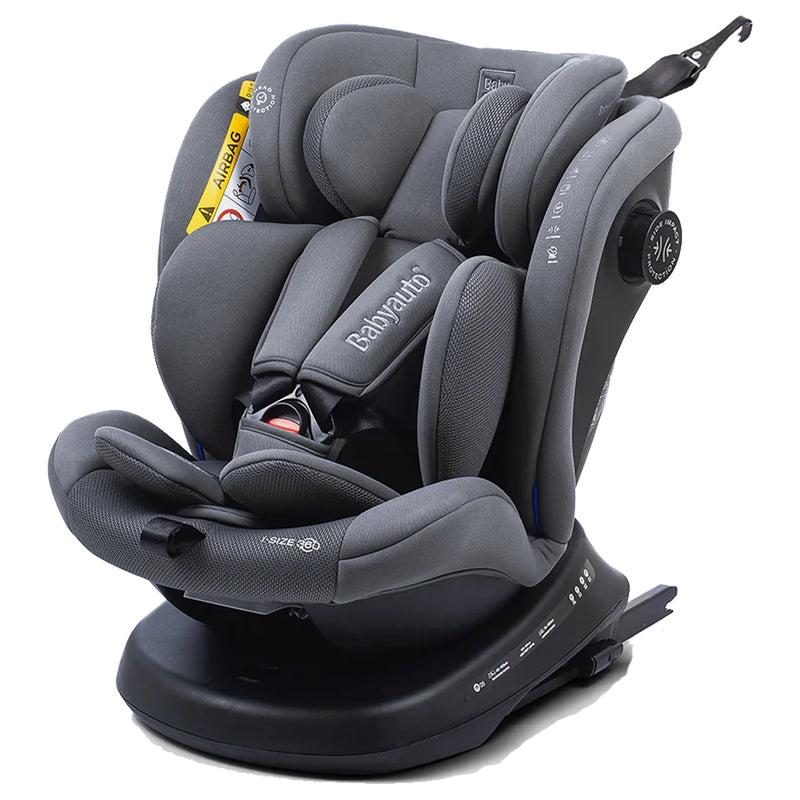 Babyauto Siège Auto Valora i-Size Rotatif Groupe 0+/1/2/3 - Gris
