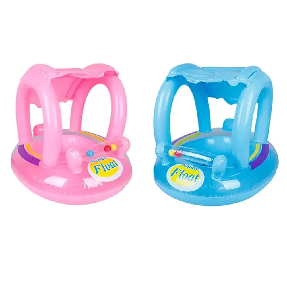 Flotador de Asiento Inflable para Bebé con Techo – 6M+