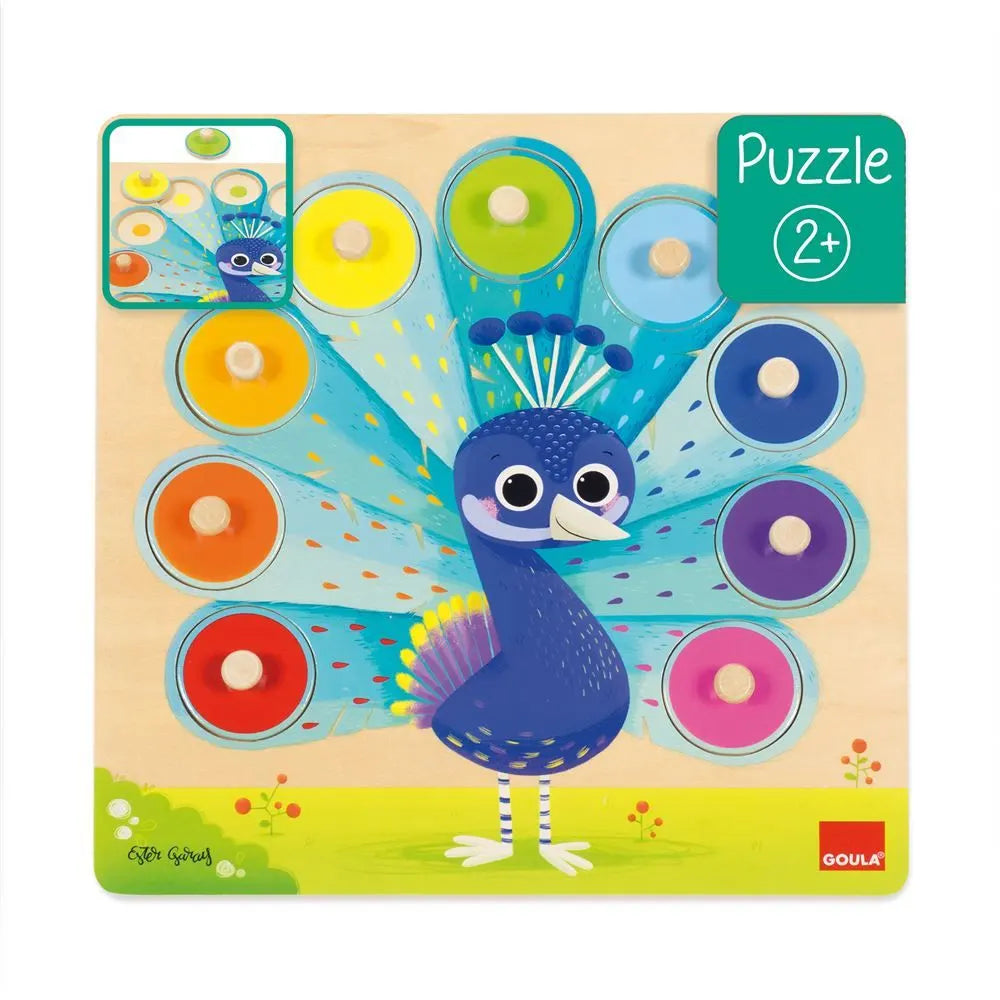 Goula Peacock Puzzle - 2Y+