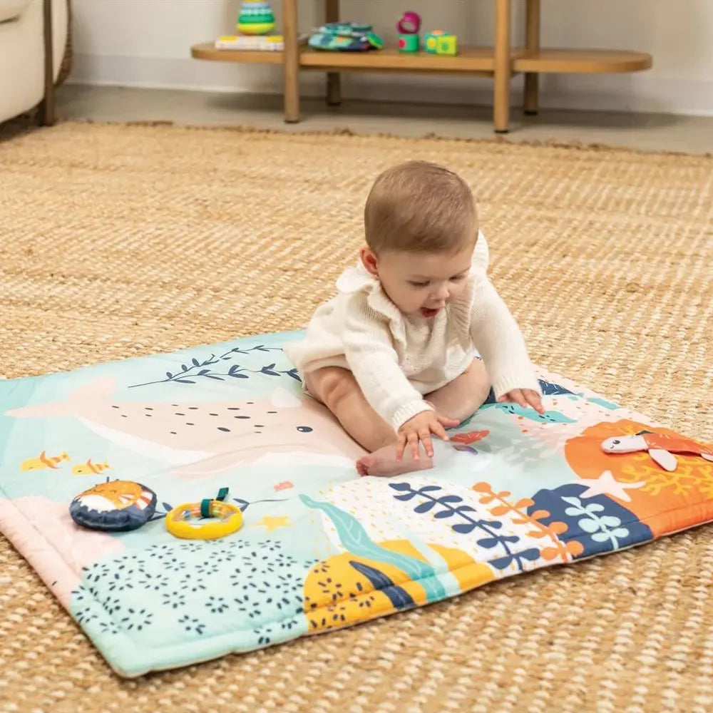 Infantino 3-in-1 Convertible Play Mat – 0M+