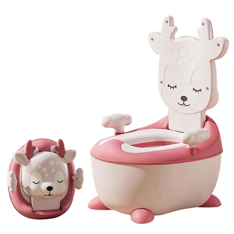 Training Potty - Toilet Seat - Pink Bambi