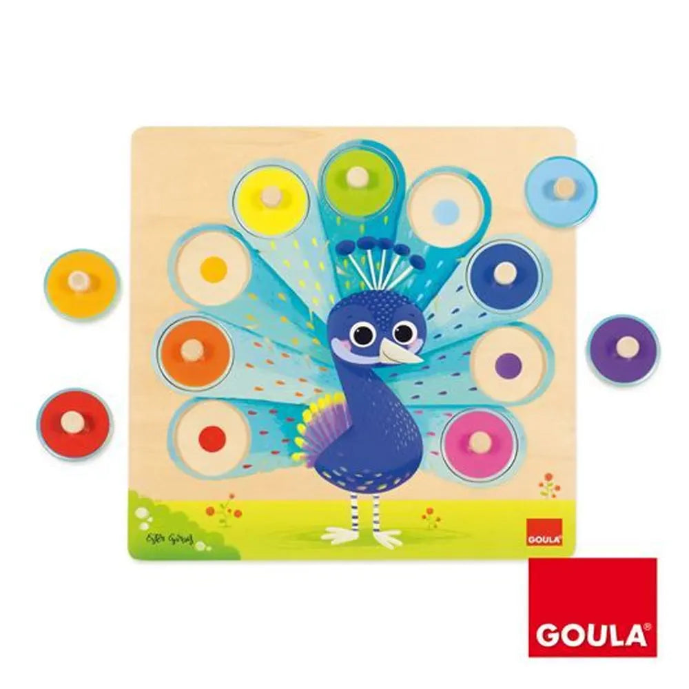 Goula Peacock Puzzle - 2Y+