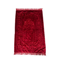 Tapis de Prière Très Doux & Fin - Rouge
