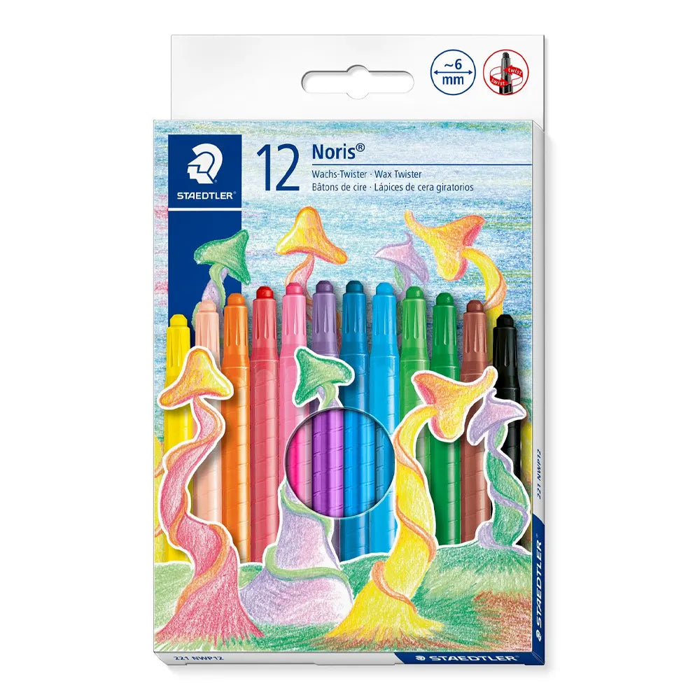Staedtler Lot de 12 Crayons Cire Twistables 221 NWP12