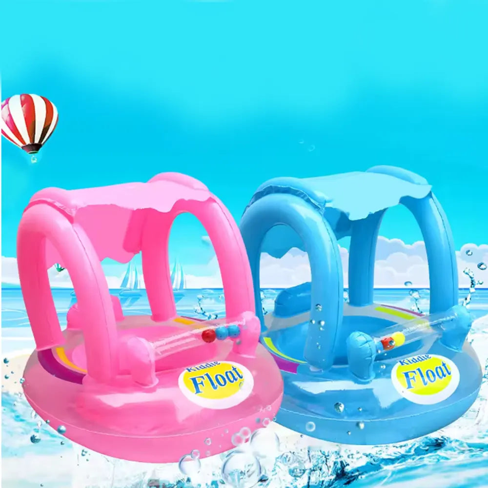 Flotador de Asiento Inflable para Bebé con Techo – 6M+
