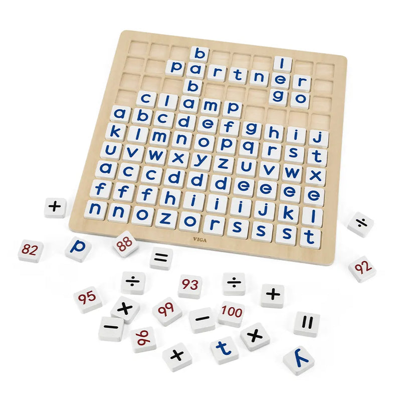 Viga Toys Math & Alphabet Learning Board 3Y+