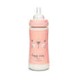 Suavinex Biberon Premium en Polyamide à Col Large 4M+ 360ml - Lapin Rose