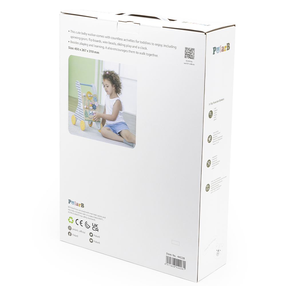 Viga Toys PolarB Trotteur en bois Educatif 18M+