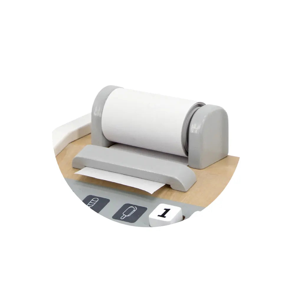 Viga Toys Caisse Enregistreuse Gris & Blanc 3A+