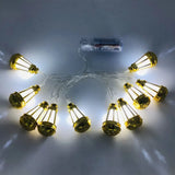 Guirnalda de Luces LED con Caja de Pilas 1,65 m - Farol con Estrellas