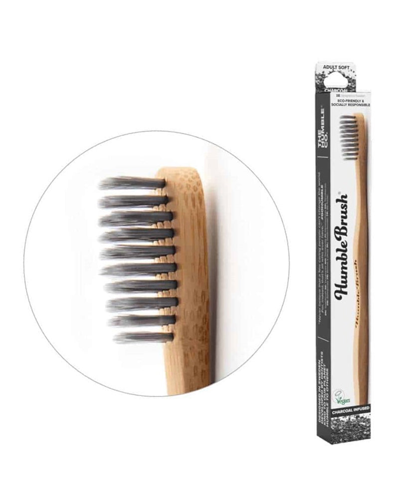 The Humble Co Charcoal Toothbrush - Black