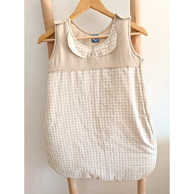 Baby Bulle Gigoteuse Pour Bébé - Vichy Beige – TOG 3