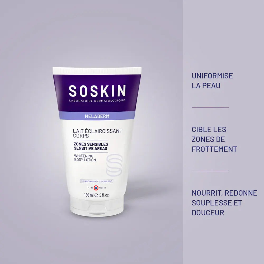 Soskin Meladerm Lait Éclaircissant Corps – 150ml