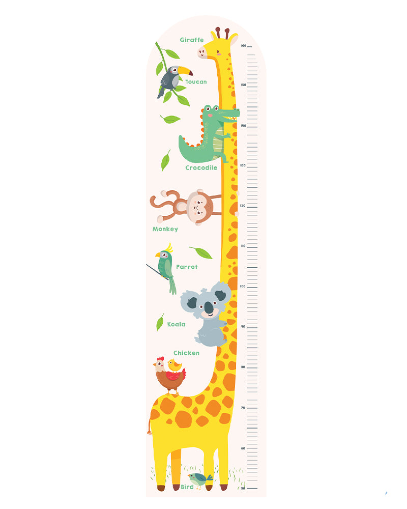 Sunta Growth Wall Ruler - Animals