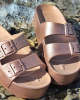Cacatoès Sandales Metallic - Cuivre