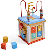 Eurekakids Cube d'Activités en Bois 12M+