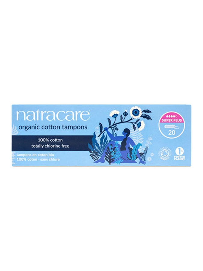 Natracare Tampons sans Applicateur Supper Plus - 20 Unités