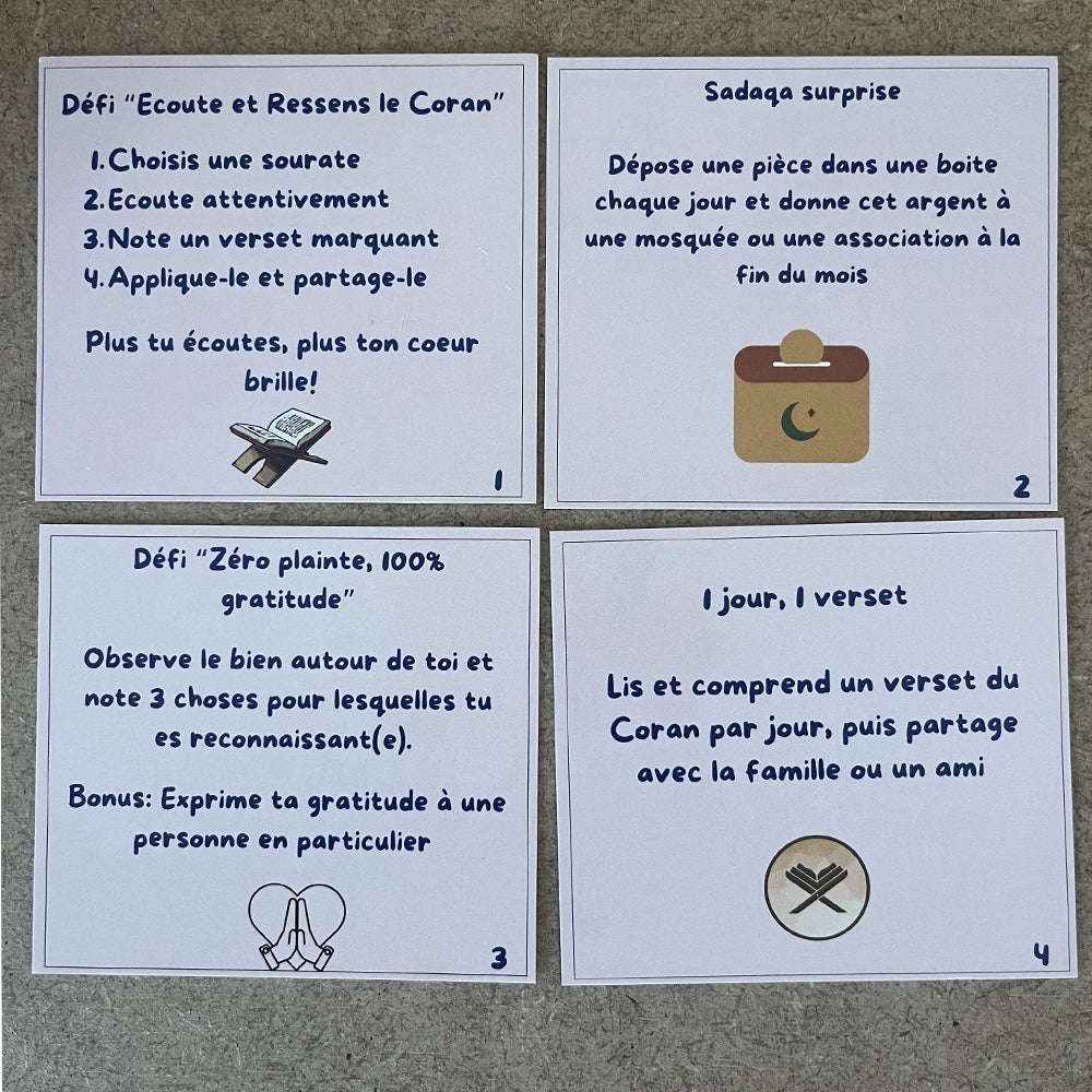 Cartes de Bonnes Actions - Spécial 12ans et plus