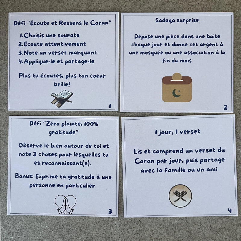 Cartes de Bonnes Actions - Spécial 12ans et plus