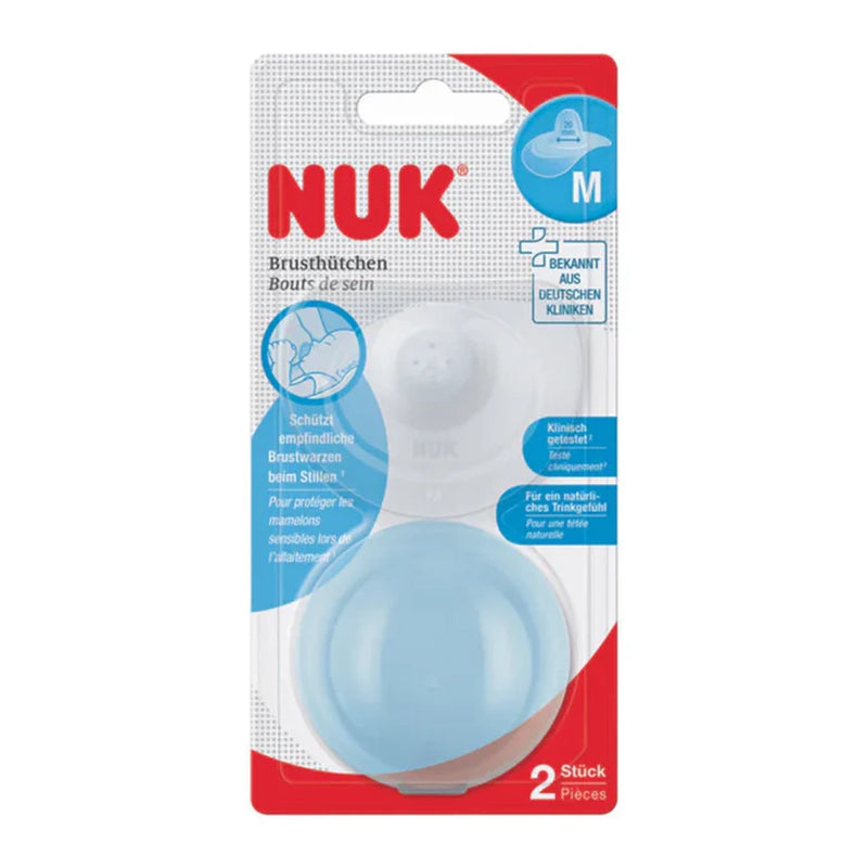 NUK Silicone Nipple Shields Set of 2 - Size M