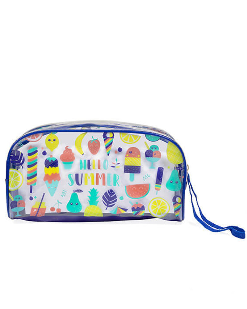 Eurekakids Trousse de Plage - Bleu & Orange