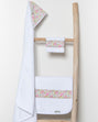 Bambidou Pack Maxi Cape de Bain 100 x 100 cm - Félicité Rose Liberty
