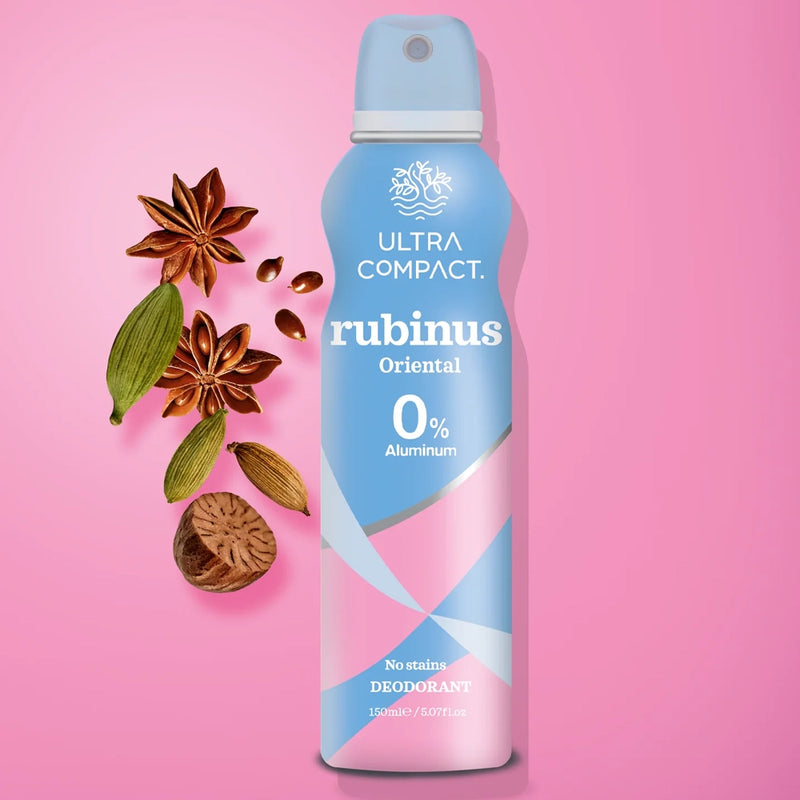Ultra Compact Deodorant Rubinus Spray - 150ml